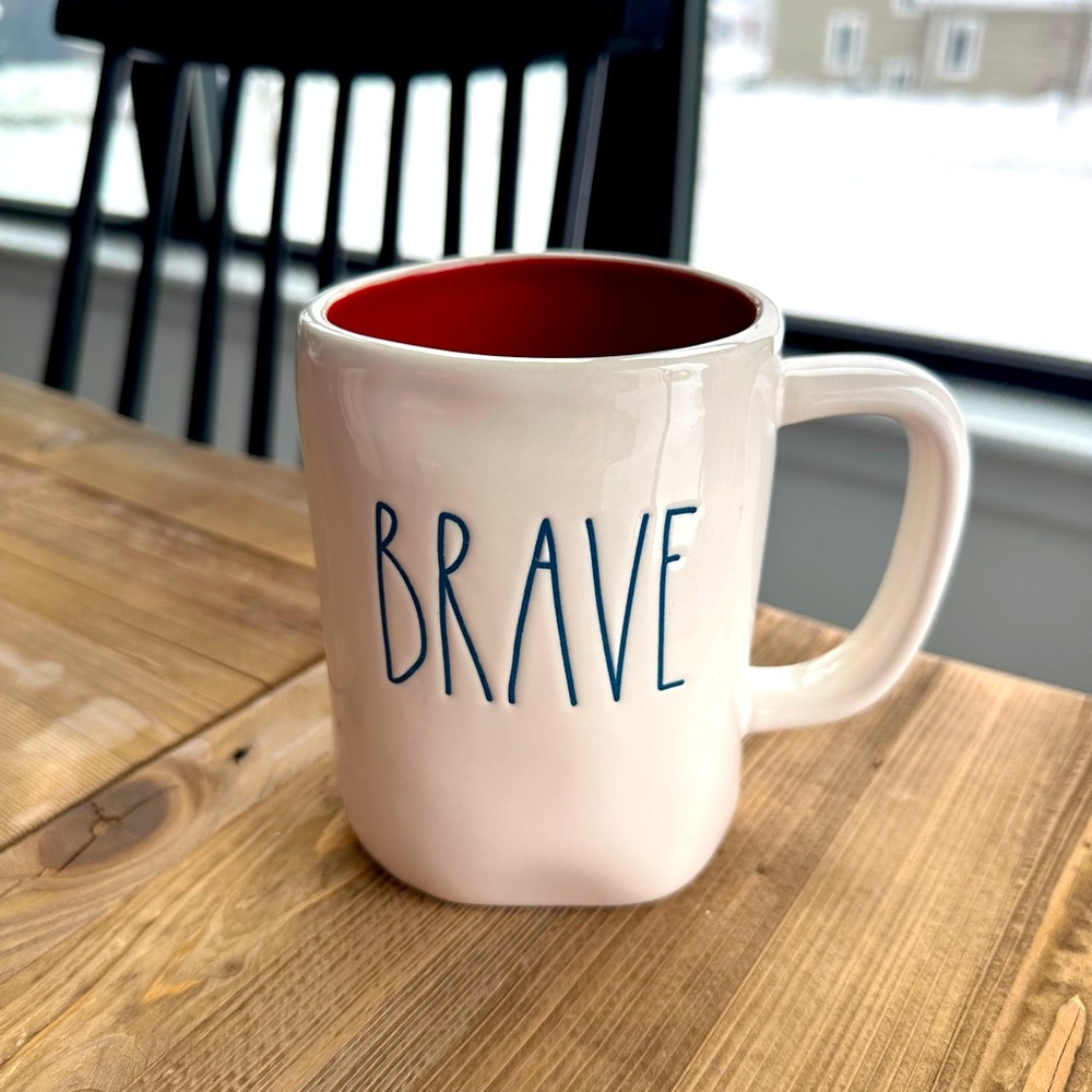 Rae Dunn Brave mug